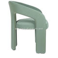 Italian Minimalist living room green Dubet lounge chairs